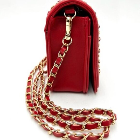 Valentino Orlandi Small Quilted Turn Lock Crossbody NWT - Picture 3 of 6